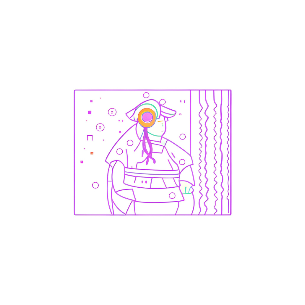 Palace event line drawing from ifnoif in Bukchon